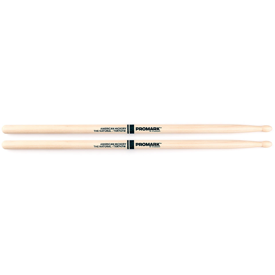 Promark Classic Forward Raw Hickory 747 Oval Wood Tip Drumsticks Promark Classic Forward Raw Hickory 747 Oval Wood Tip Drumsticks von Promark