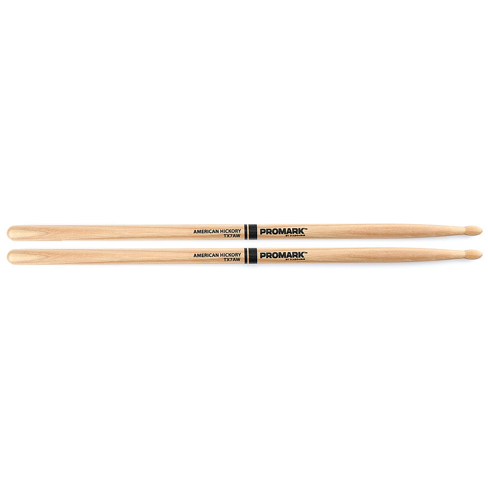 Promark Classic Forward Hickory 7A Oval Wood Tip Drumsticks Promark Classic Forward Hickory 7A Oval Wood Tip Drumsticks von Promark
