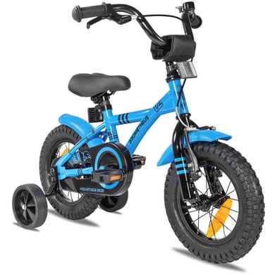 PROMETHEUS BICYCLES® Kinderfahrrad 12" mit Stützräder, blau-schwarz von Prometheus Bicycles