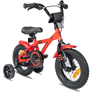 PROMETHEUS BICYCLES® RED HAWK Kinderfahrrad 12 in Rot und Schwarz ab 3 Jahre mit Stützräder von Prometheus Bicycles