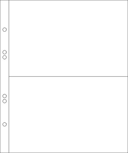 100 Prophila Belege-Hüllen für je 2 Normale Briefe (DIN C6) bis 180 x 115 mm von Prophila Collection