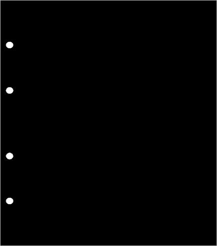 25 Schwarze Karton-Zwischenblätter für Prophila-Standard-Münzhüllen von Prophila Collection