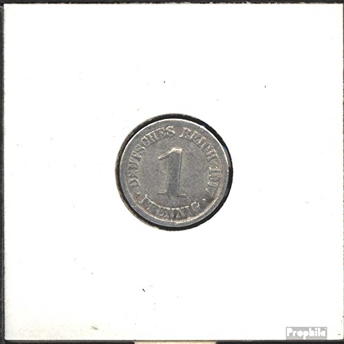 Deutsches Reich Jägernr: 300 1917 E vorzüglich Aluminium vorzüglich 1917 1 Pfennig Kleiner Reichsadler (Münzen für Sammler) von Prophila Collection