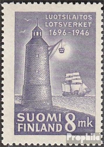 Finnland 328 (kompl.Ausg.) postfrisch ** MNH 1946 Leuchtturm - Lotsendienst (Briefmarken für Sammler) Leuchttürme von Prophila Collection