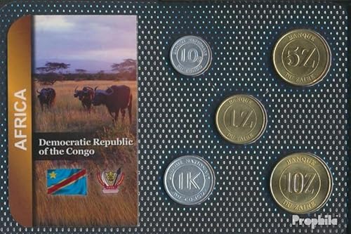 Kongo (Kinshasa) Stgl./unzirkuliert Kursmünzen Stgl./unzirkuliert ab 1967 10 Sengi bis 10 Zaires (Münzen für Sammler - kein Zahlungsmittel) Sonstige Säugetiere (Affen / Dinos / Elephanten …) von Prophila Collection