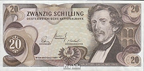 Österreich Kat-Nr.: 280 (142a) gebraucht (III) 1967 20 Schilling (Banknoten für Sammler) von Prophila Collection