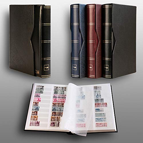 Prophila Collection 64 weiße Geteilte Seiten Briefmarkenalbum wattiert mit Kassette schwarz Prophila Collection 64 weiße Geteilte Seiten Briefmarkenalbum wattiert mit Kassette schwarz von Prophila Collection
