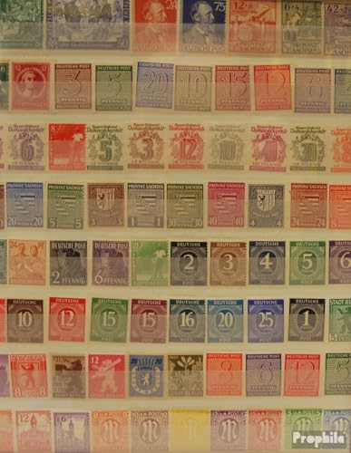 Prophila Collection Alliierte Besetzung in Deutschland 100 Verschiedene Marken postfrisch ** MNH Zonen West +Ost nach dem 2. Weltkrieg (Briefmarken für Sammler) von Prophila Collection