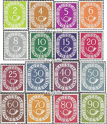 Prophila Collection BRD (BR.Deutschland) 123-138 (kompl.Ausg.) gestempelt 1951 Posthorn (Briefmarken für Sammler) von Prophila Collection