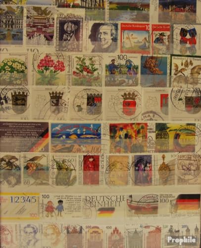 Prophila Collection BRD (BR.Deutschland) 150 Verschiedene Marken aus den Jahren 1990 bis 1999 (Briefmarken für Sammler) von Prophila Collection