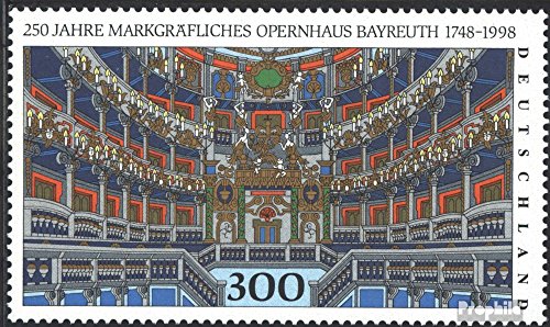 Prophila Collection BRD (BR.Deutschland) 1983 (kompl.Ausg.) postfrisch ** MNH 1998 250 Jahre Opernhaus Bayreuth (Briefmarken für Sammler) Musik/Tanz von Prophila Collection