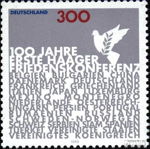 Prophila Collection BRD (BR.Deutschland) 2066 (kompl.Ausg.) gestempelt 1999 Friedenskonferenz (Briefmarken für Sammler) von Prophila Collection