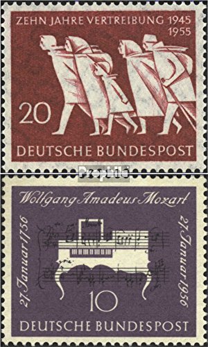 Prophila Collection BRD (BR.Deutschland) 215,228 (kompl.Ausgaben) gestempelt 1955 Vetreibung, Mozart (Briefmarken für Sammler) Musik/Tanz von Prophila Collection