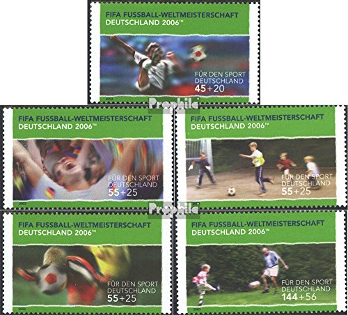 Prophila Collection BRD (BR.Deutschland) 2324-2328 (kompl.Ausg.) postfrisch ** MNH 2003 Sporthilfe (Briefmarken für Sammler) Fußball von Prophila Collection