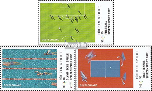 Prophila Collection BRD (BR.Deutschland) 2924-2926 (kompl.Ausg.) postfrisch ** MNH 2012 Sporthilfe: Spitzensport (Briefmarken für Sammler) Ballspiele ohne Fußball (Basketball/Handball/Baseball …) von Prophila Collection