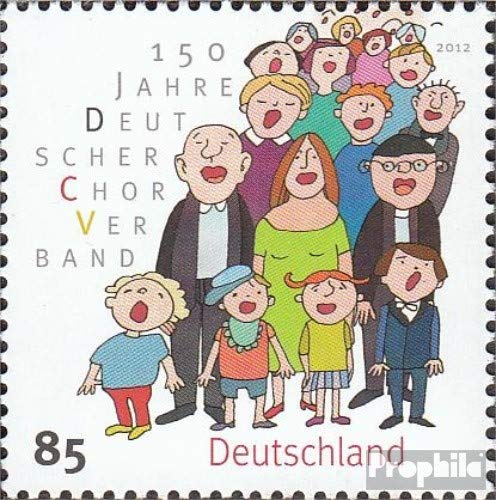 Prophila Collection BRD (BR.Deutschland) 2939 (kompl.Ausg.) postfrisch ** MNH 2012 150 Jahre Chorverband (Briefmarken für Sammler) Musik/Tanz von Prophila Collection
