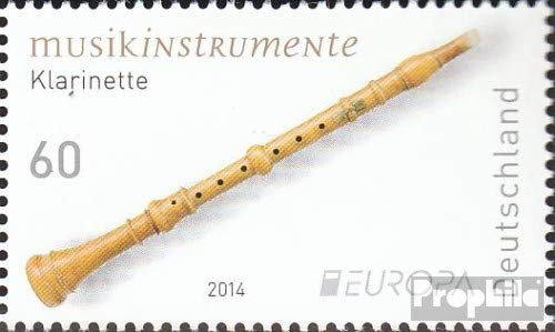 Prophila Collection BRD (BR.Deutschland) 3078 (kompl.Ausg.) postfrisch ** MNH 2014 Europa: Musikinstrumente - Klarinet (Briefmarken für Sammler) Musik/Tanz von Prophila Collection