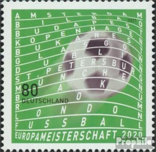 Prophila Collection BRD (BR.Deutschland) 3611 (kompl.Ausg.) postfrisch ** MNH 2021 Fußball-EM (Briefmarken für Sammler) Fußball von Prophila Collection