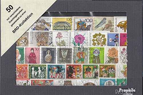 Prophila Collection BRD (BR.Deutschland) 50 Verschiedene Zuschlagsmarken (Briefmarken für Sammler) von Prophila Collection