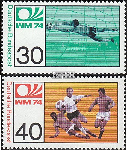 Prophila Collection BRD (BR.Deutschland) 811-812 (kompl.Ausg.) postfrisch ** MNH 1974 Fußballweltmeisterschaft (Briefmarken für Sammler) Fußball von Prophila Collection