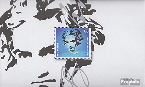 Prophila Collection BRD (BR.Deutschland) Block85 (kompl.Ausg.) postfrisch ** MNH 2020 Ludwig Van Beethoven (Briefmarken für Sammler) Musik/Tanz von Prophila Collection
