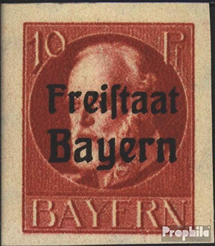Prophila Collection Bayern 155B 1920 König Ludwig mit Aufdruck (Briefmarken für Sammler) von Prophila Collection