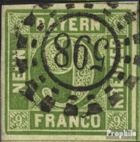 Prophila Collection Bayern 5 Pracht gestempelt 1851 Ziffer im Kreis (Briefmarken für Sammler) von Prophila Collection