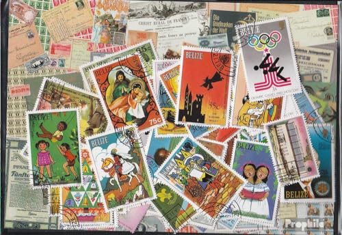Prophila Collection Belize 500 Verschiedene Marken (Briefmarken für Sammler) von Prophila Collection