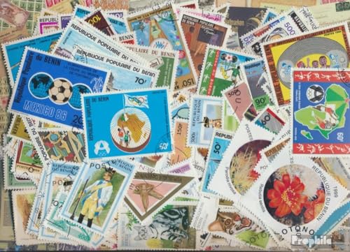 Prophila Collection Benin 800 Verschiedene Marken (Briefmarken für Sammler) von Prophila Collection