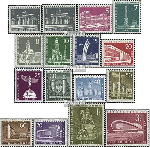 Prophila Collection Berlin (West) 140-154 (kompl.Ausg.) postfrisch ** MNH 1956 Berliner Stadtbilder (Briefmarken für Sammler) von Prophila Collection