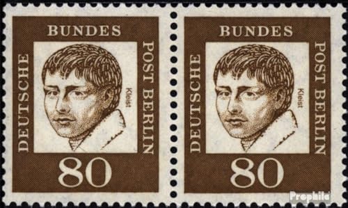 Prophila Collection Berlin (West) 211wP waagerechtes Paar gestempelt 1961 Bedeutende Deutsche (Briefmarken für Sammler) von Prophila Collection