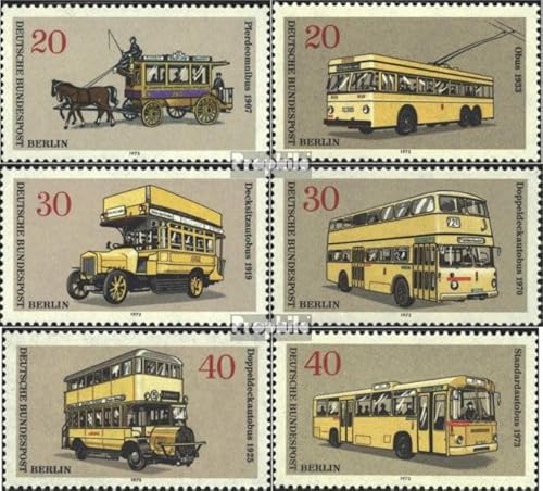 Prophila Collection Berlin (West) 446-451 (kompl.Ausgabe) gestempelt 1973 Omnibusse (Briefmarken für Sammler) Autos/Straßenverkehr von Prophila Collection