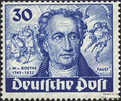 Prophila Collection Berlin (West) 63 postfrisch ** MNH 1949 Goethe (Briefmarken für Sammler) von Prophila Collection