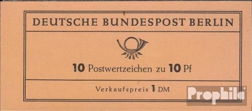 Prophila Collection Berlin (West) MH3c I (kompl.Ausg.) postfrisch ** MNH 1962 Bedeutende Deutsche (Briefmarken für Sammler) von Prophila Collection