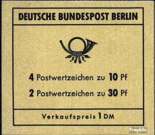 Prophila Collection Berlin (West) MH6d (kompl.Ausg.) postfrisch ** MNH 1970 Brandenburger Tor (Briefmarken für Sammler) von Prophila Collection