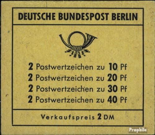 Prophila Collection Berlin (West) MH8c (kompl.Ausg.) postfrisch ** MNH 1972 Unfallverhütung (Briefmarken für Sammler) von Prophila Collection