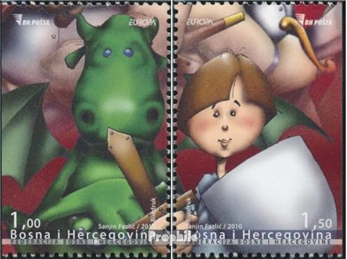 Prophila Collection Bosnien-Herzegowina 567D-568D (kompl.Ausg.) postfrisch ** MNH 2010 Kinderbücher (Briefmarken für Sammler) von Prophila Collection
