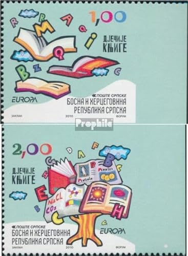 Prophila Collection Bosnien - Serbische Republ. 493E-494E (kompl.Ausg.) postfrisch ** MNH 2010 Kinderbücher (Briefmarken für Sammler) von Prophila Collection