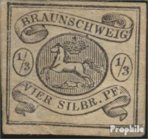 Prophila Collection Braunschweig 5 Pracht geprüft gestempelt 1856 Wappen (Briefmarken für Sammler) Flaggen/Wappen/Landkarten von Prophila Collection