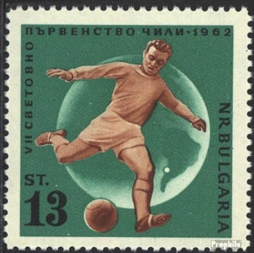 Prophila Collection Bulgarien 1312 (kompl.Ausg.) gestempelt 1962 Fußball-WM 62, Chile (Briefmarken für Sammler) Fußball von Prophila Collection