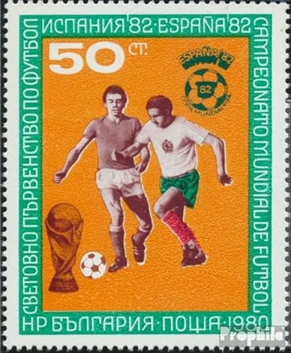 Prophila Collection Bulgarien 2901 (kompl.Ausg.) postfrisch ** MNH 1980 Fußball WM82 Spanien (Briefmarken für Sammler) Fußball von Prophila Collection
