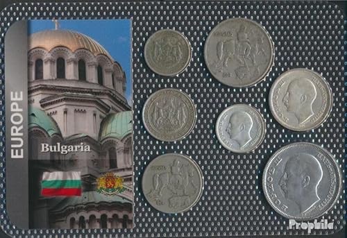Prophila Collection Bulgarien sehr schön Kursmünzen sehr schön ab 1925 1 Lev bis 100 Leva (Münzen für Sammler - kein Zahlungsmittel) von Prophila Collection