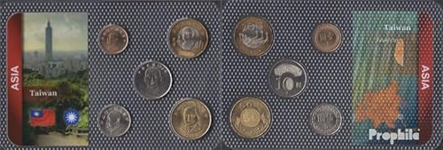 Prophila Collection China-Taiwan Stgl./unzirkuliert Kursmünzen Stgl./unzirkuliert ab 1981 1 Yuan bis 50 Yuan (Münzen für Sammler - kein Zahlungsmittel) von Prophila Collection
