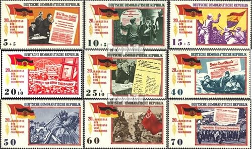 Prophila Collection DDR 1102-1110 (kompl.Ausgabe) gestempelt 1965 20 Jahre Befreiung (Briefmarken für Sammler) von Prophila Collection