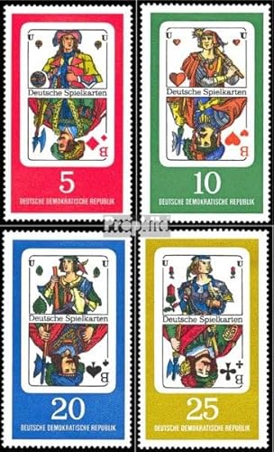 Prophila Collection DDR 1298-1301 (kompl.Ausgabe) gestempelt 1967 Spielkarten (Briefmarken für Sammler) Spiele/Spielzeug von Prophila Collection