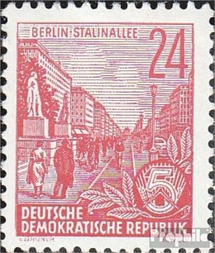 Prophila Collection DDR 414X II, liegende Papierstruktur postfrisch ** MNH 1953 Fünfjahresplan (II) (Briefmarken für Sammler) von Prophila Collection