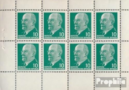 Prophila Collection DDR Hbl11.3 A X I3 postfrisch ** MNH 1962 Ulbricht (Briefmarken für Sammler) von Prophila Collection