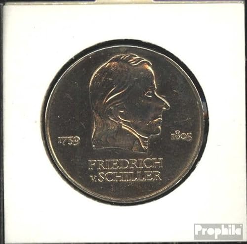 Prophila Collection DDR Jägernr: 1537 1972 A sehr schön Neusilber sehr schön 1972 20 Mark Schiller (Münzen für Sammler - kein Zahlungsmittel) von Prophila Collection