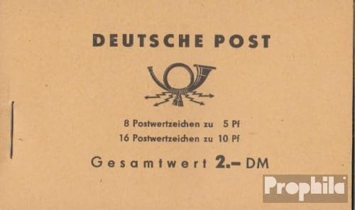 Prophila Collection DDR MH4a 2.1 (kompl.Ausg.) postfrisch ** MNH 1962 Ulbricht (Briefmarken für Sammler) von Prophila Collection