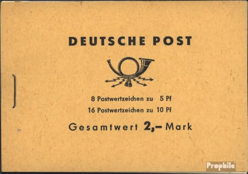 Prophila Collection DDR MH4c 3b (kompl.Ausg.) postfrisch ** MNH 1962 Ulbricht (Briefmarken für Sammler) von Prophila Collection
